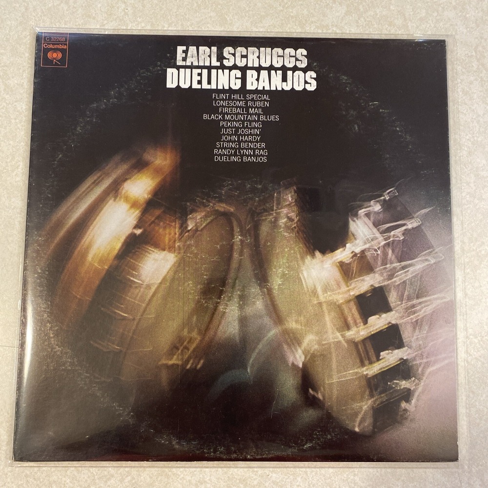 Earl Scruggs Dueling Banjos 1973 Vinyl Record LP Columbia C 32268 Bluegrass VG